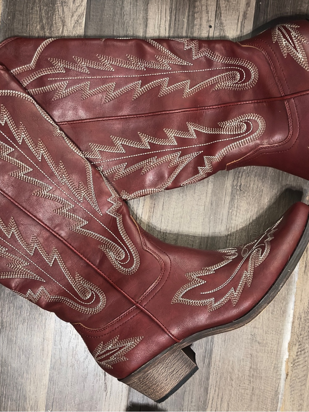 Red Top Western Boots